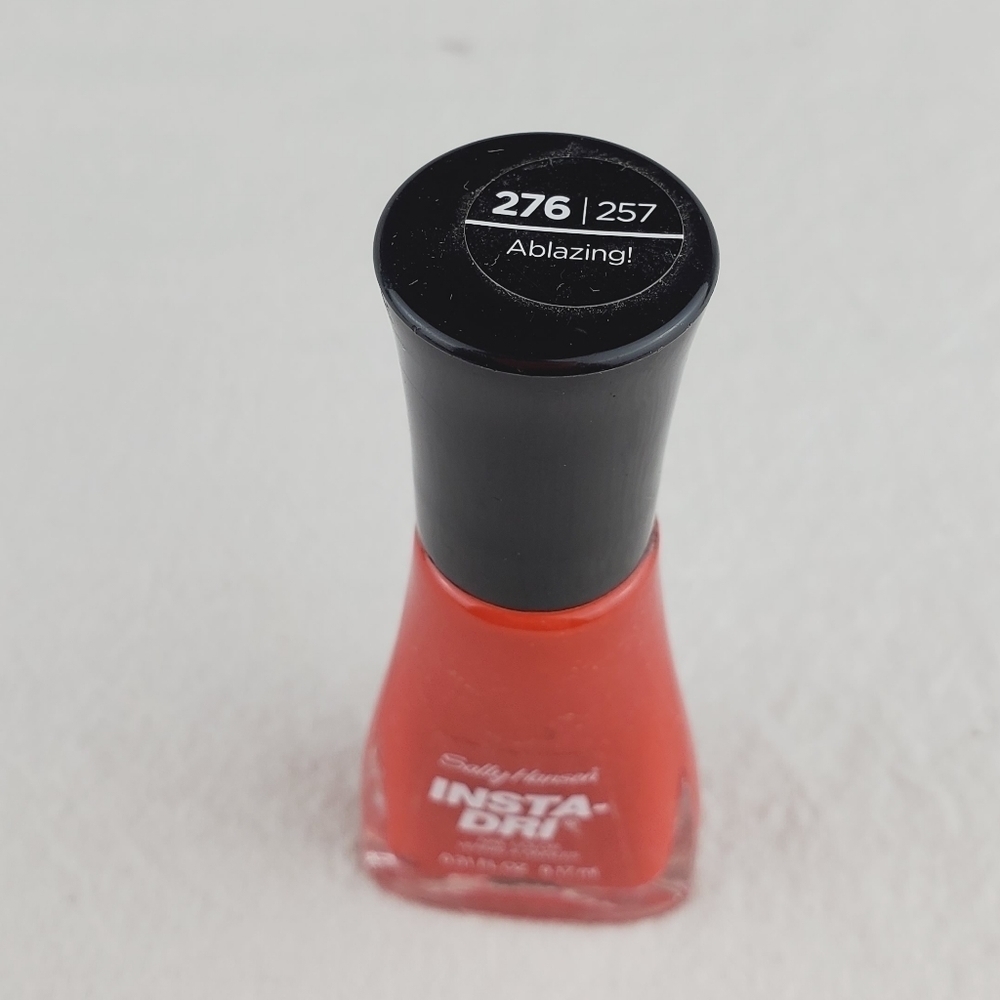 3 FOR $13 🔥Sally Hansen insta dry nail polish 276/257 ablazing - Picture 6 of 8